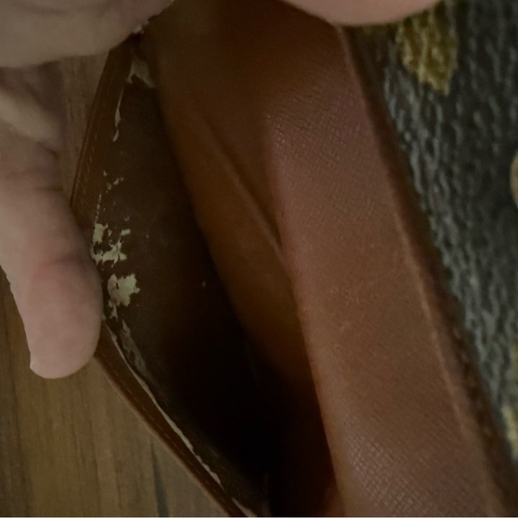 Louis Vuitton Vintage LV Brown Monogram Logo Trifold Wallet - Picture 6 of 15